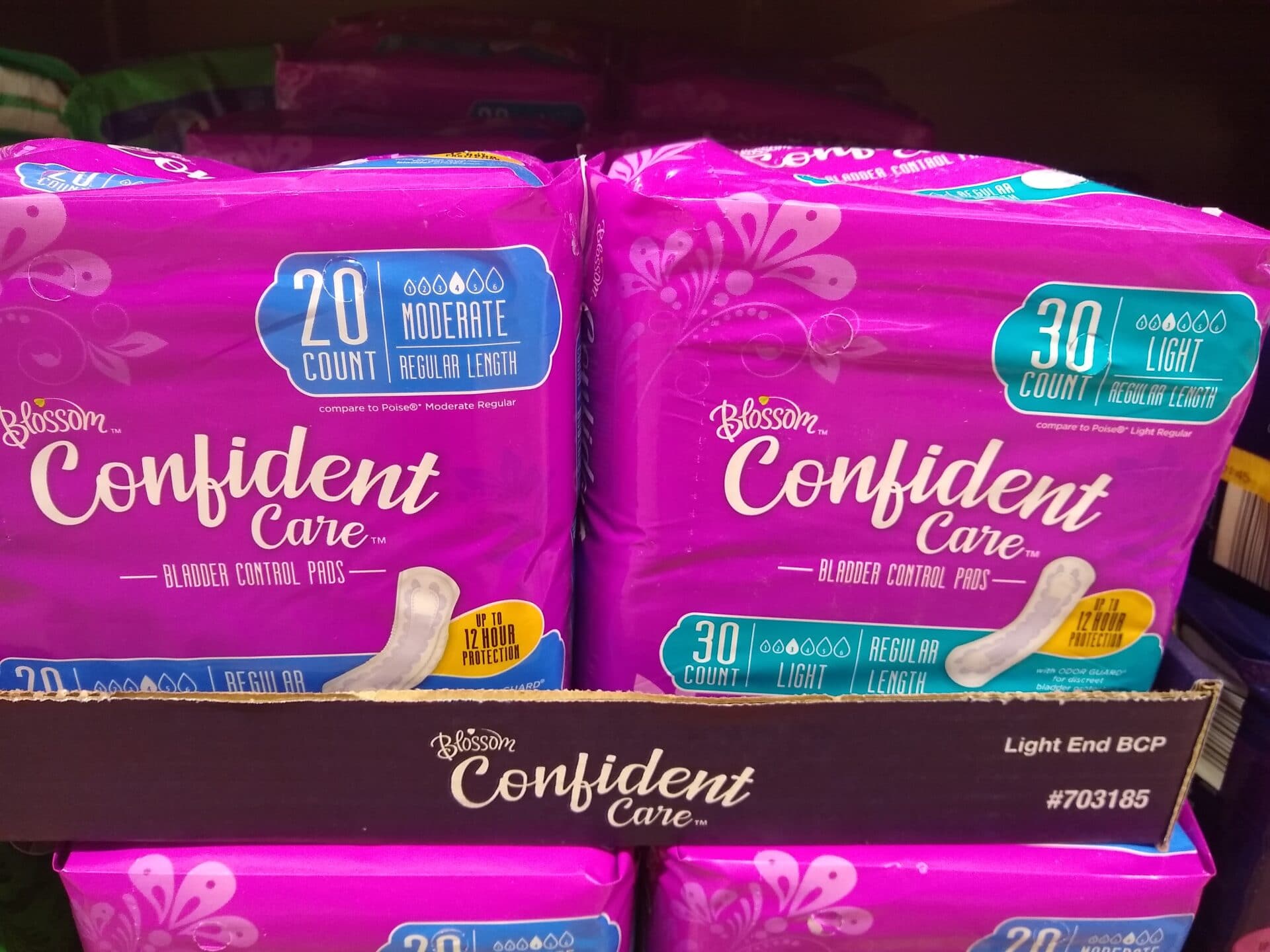 Aldi Blossom Brand Now Includes Generic Depend Underwear and Poise