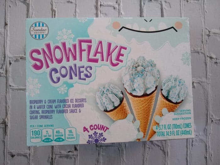 Sundae Shoppe Snowflake Cones