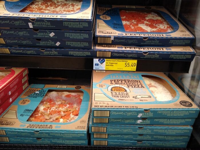 Can you freeze and Aldi Mama Cozzi's take and bake pizza? 