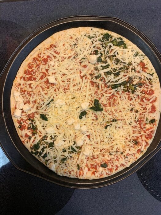 Mama Cozzi's Take and Bake Kale and Ricotta Deli Pizza