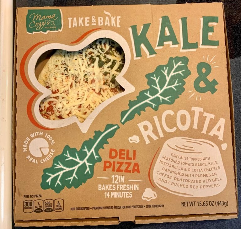 Mama Cozzi's Take and Bake Kale and Ricotta Deli Pizza