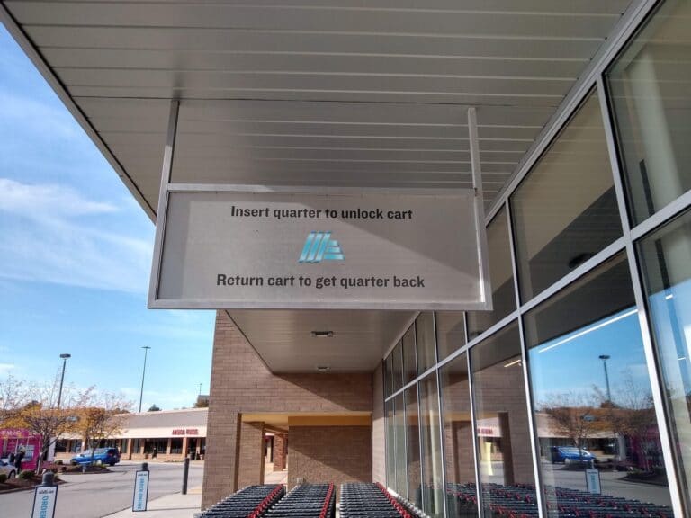 Aldi stock photo carts