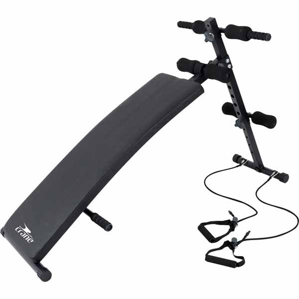 Crane Sit-Up Bench with Exercise Bands