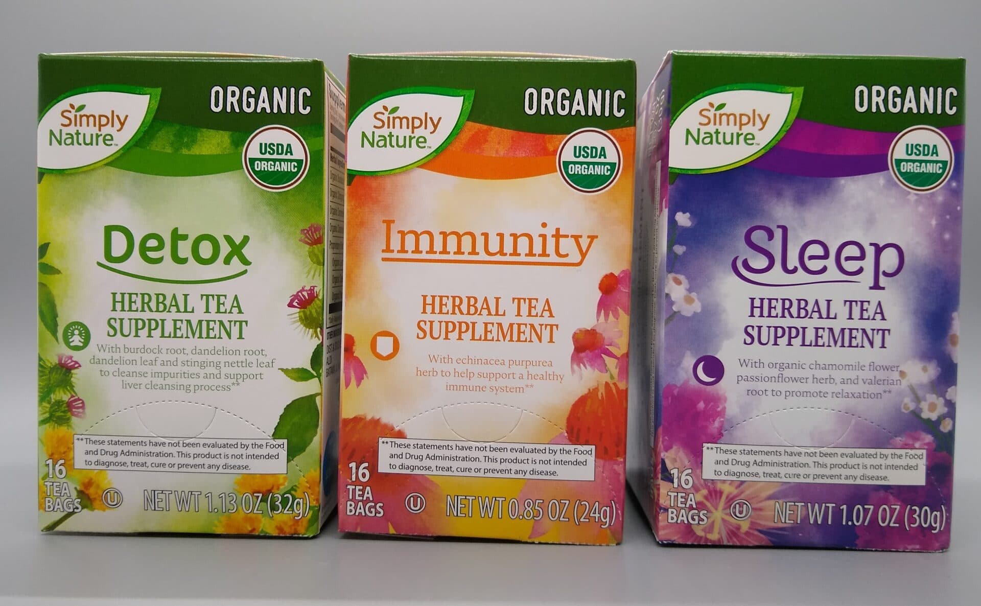 Simply Nature Organic Herbal Tea Supplement