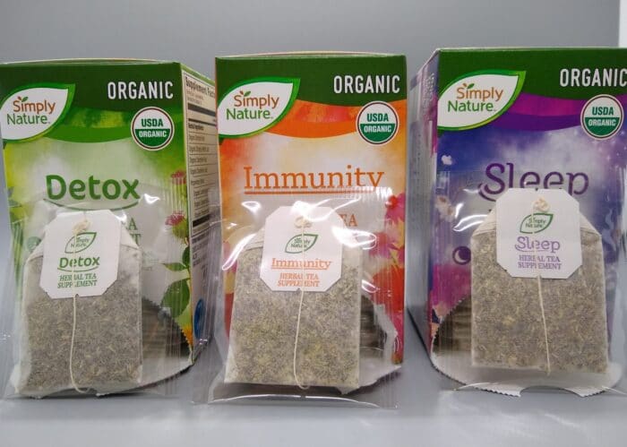 Simply Nature Organic Herbal Tea Supplements