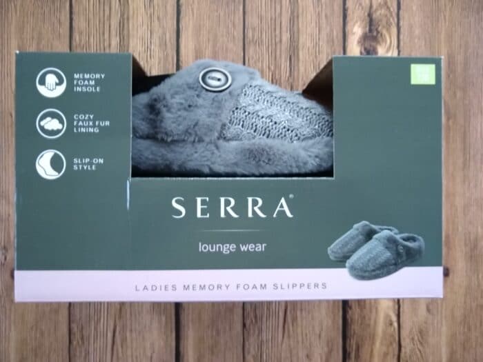 Serra Ladies Memory Foam Slippers