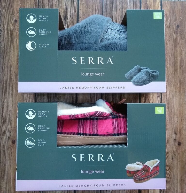 Serra Ladies Memory Foam Slippers
