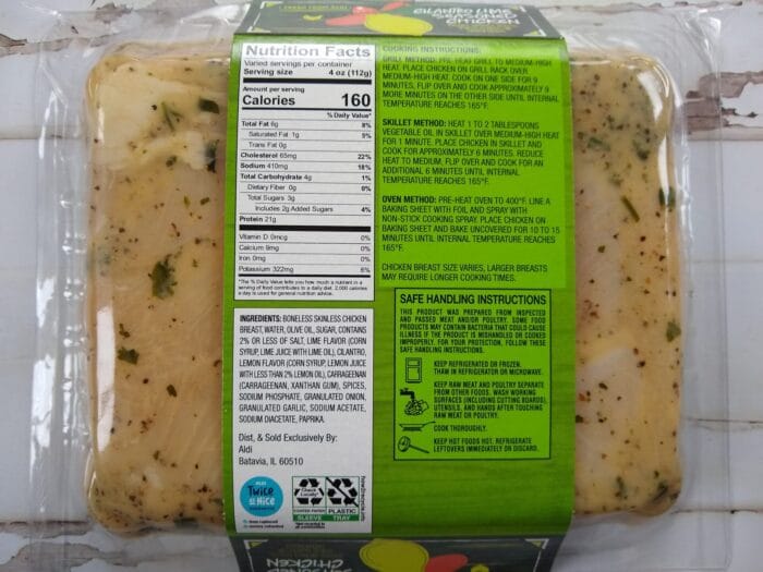 Cilantro Lime Seasoned Chicken