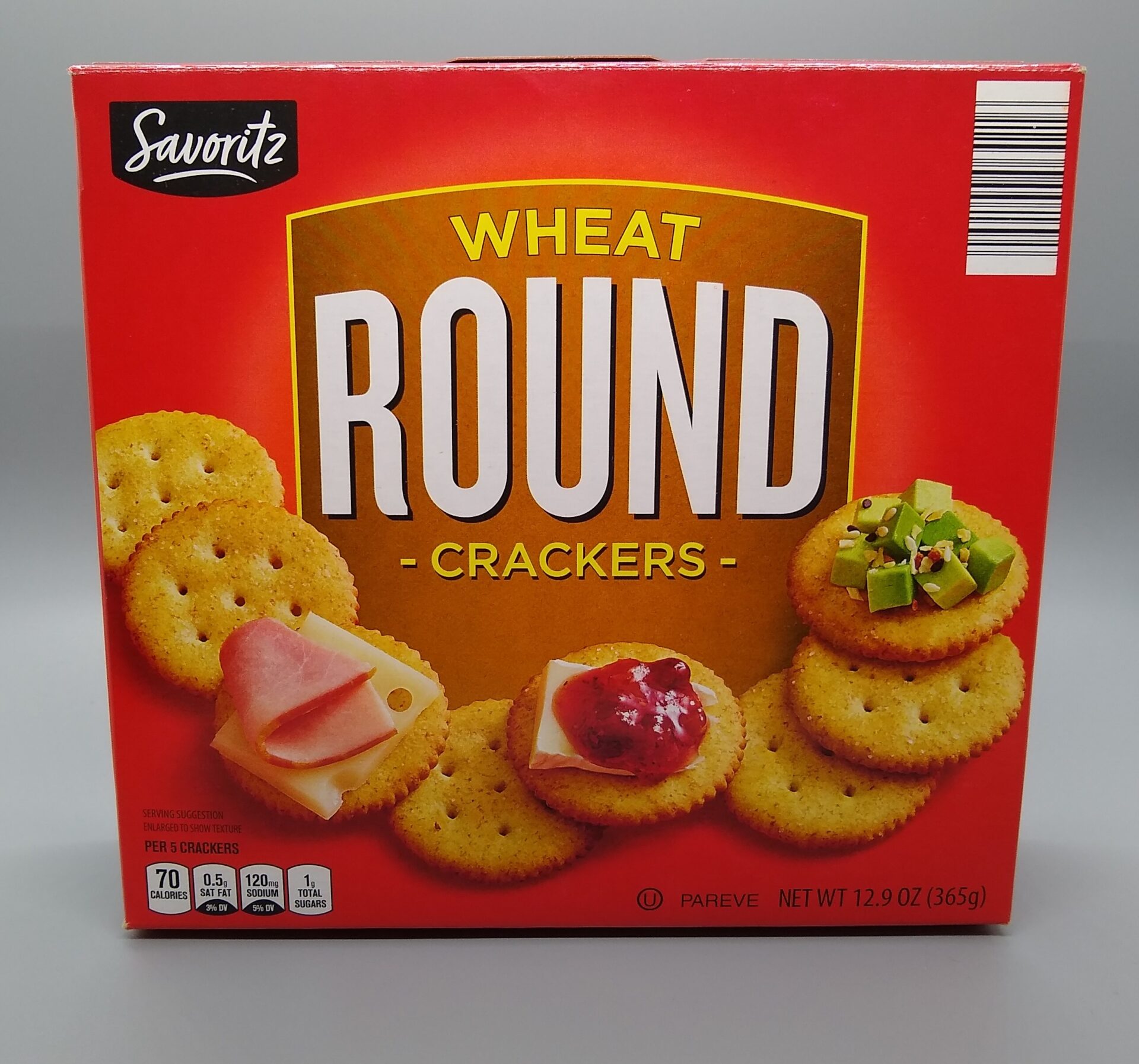 Savoritz Round Wheat Crackers