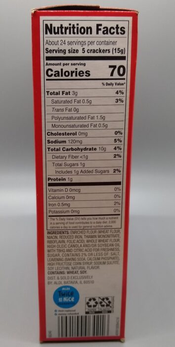 Savoritz Round Wheat Crackers
