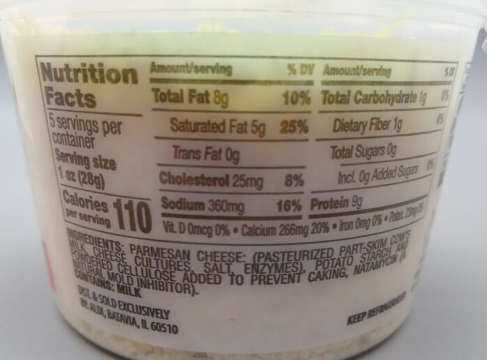 Emporium Selection Shredded Parmesan Cheese ALDI REVIEWER