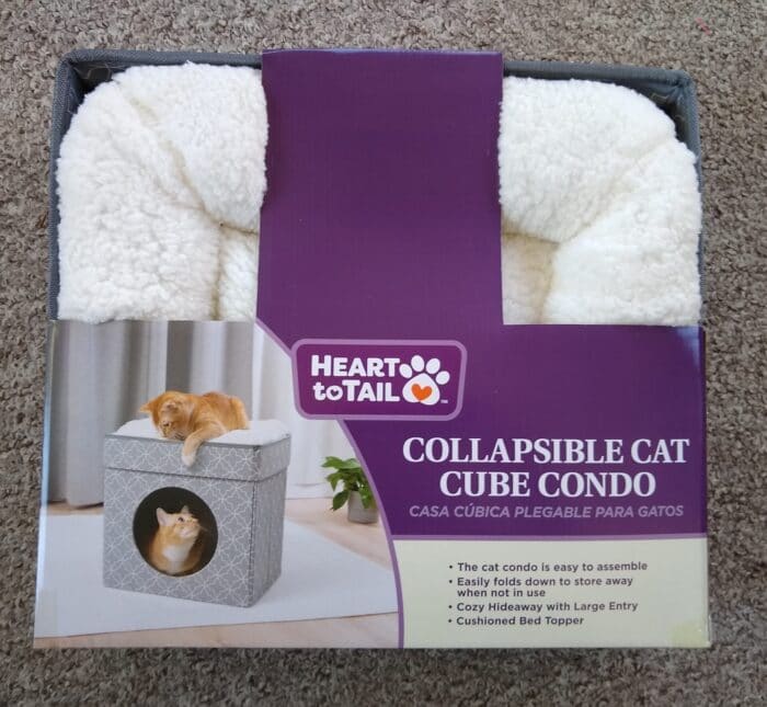 Heart to Tail Collapsible Cat Cube Condo