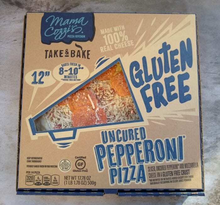 Mama Cozzi's Pizza Kitchen Take & Bake Gluten Free Pizza