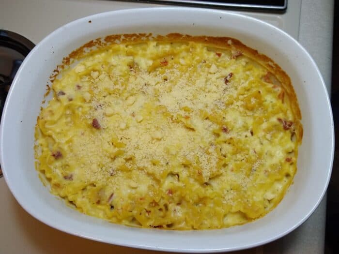 Priano Carbonara Pasta Bake