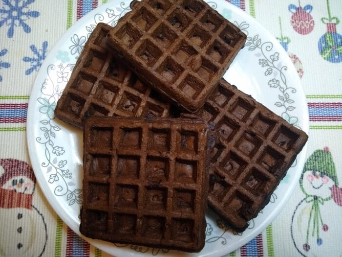 Breakfast Best Double Chocolate Belgian Waffles