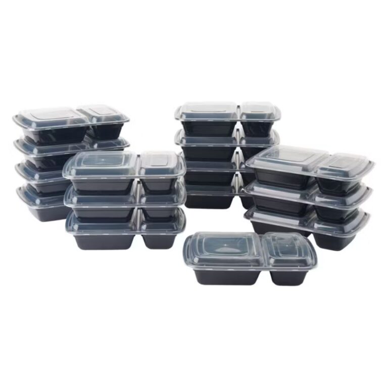 2 Compartment Food Storage Containers 30 piece