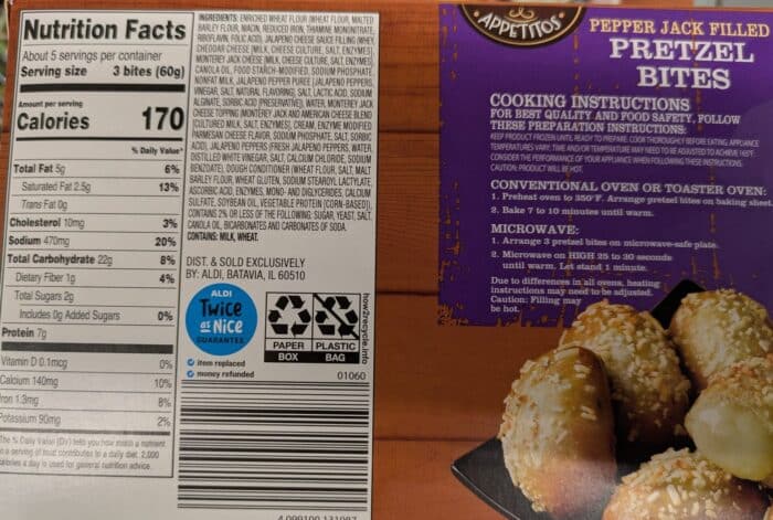 Appetitos Pepper Jack Filled Pretzel Bites