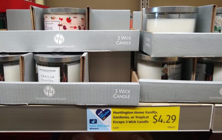 Aldi 3-Wick Candles Increase in Price