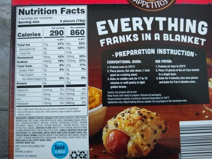 Appetitos Everything Franks in a Blanket