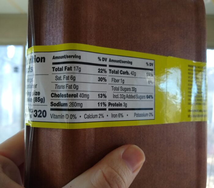 Trader Joe's Dark Chocolate Ganache Cake