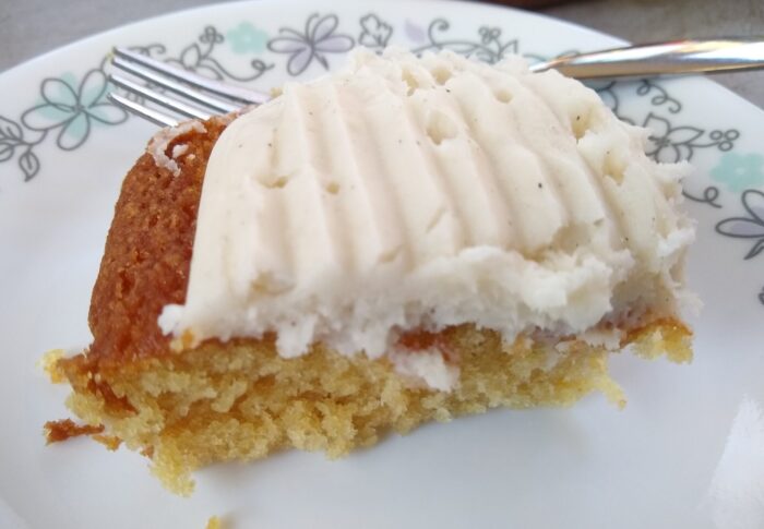 Trader Joe's Chantilly Cream Vanilla Bean Cake