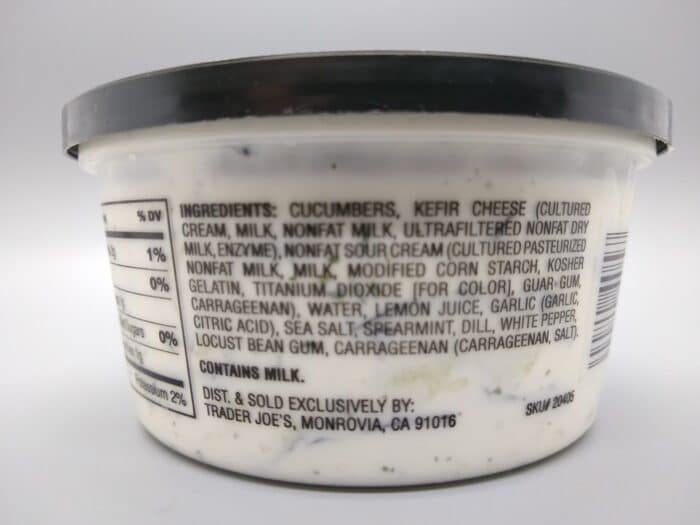 Trader Joe's Tzatziki Creamy Garlic Cucumber Dip