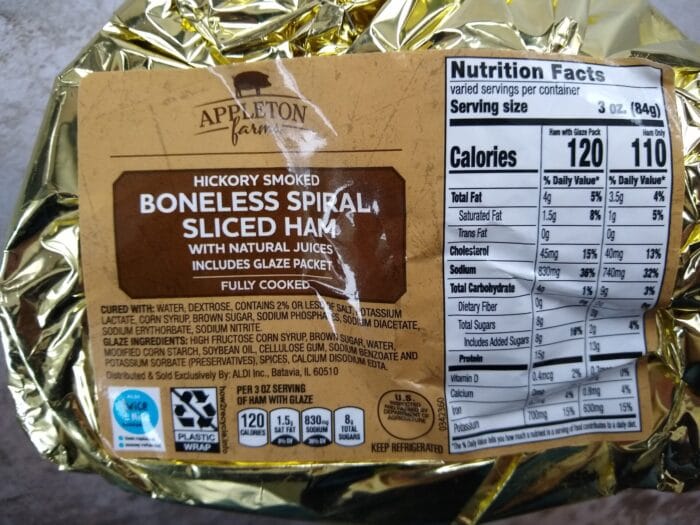 Appleton Farms Hickory Smoked Boneless Spiral Sliced Ham