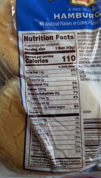 L'Oven Fresh Hamburger Buns 2