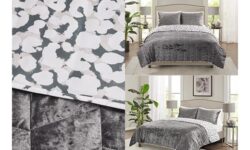 Huntington Home Velvet Comforter or Quilt Set
