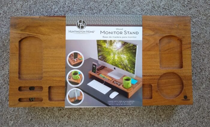 Huntington Home Wood Monitor Stand