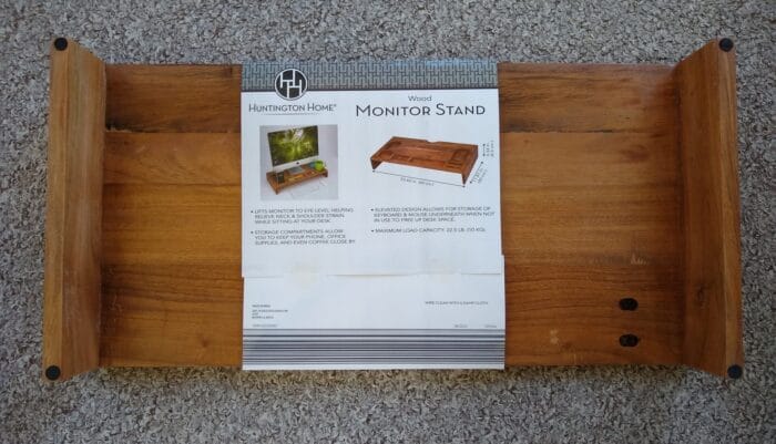 Huntington Home Wood Monitor Stand