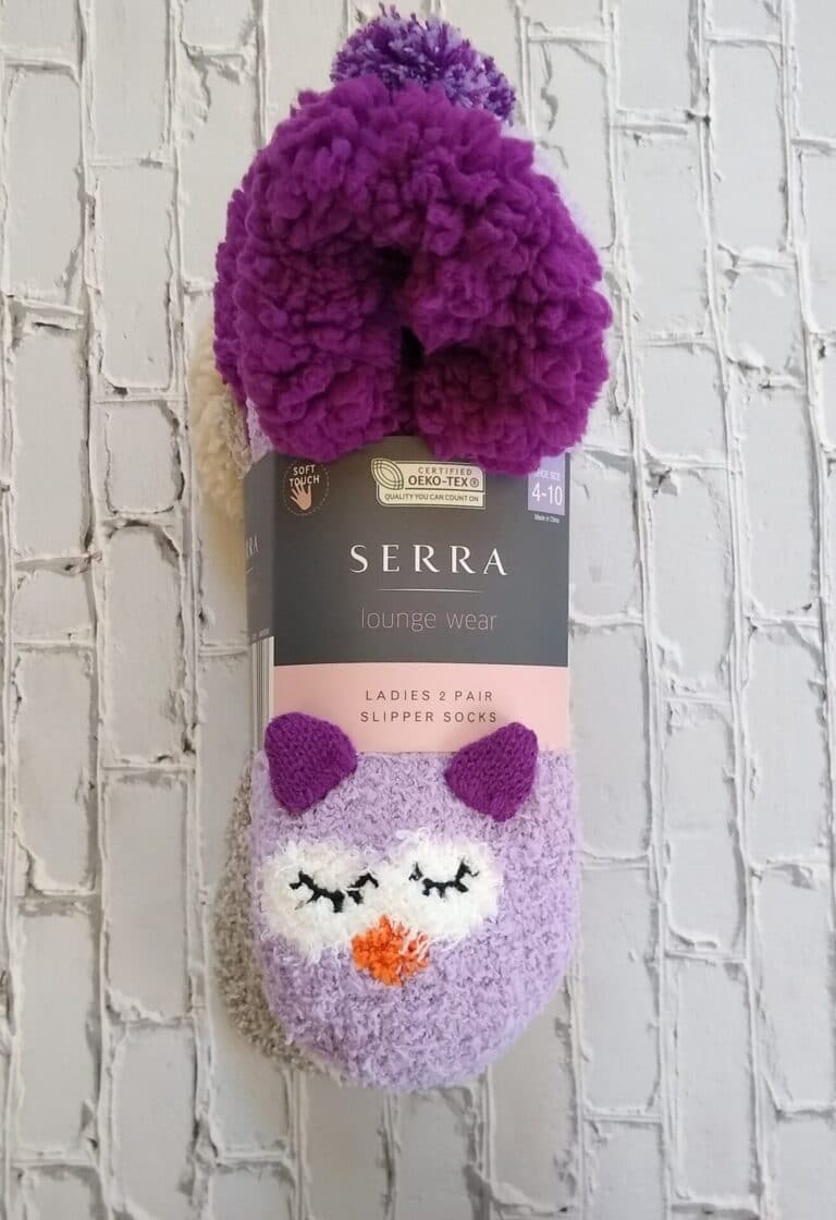 Serra Lounge Wear Ladies 2-Pack Slipper Socks