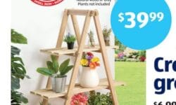 Belavi Wooden Plant Ladder Stand (2)