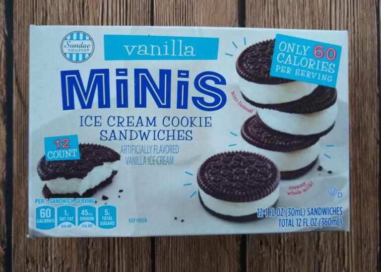 Sundae Shoppe Vanilla Minis Ice Cream Cookie Sandwiches 1