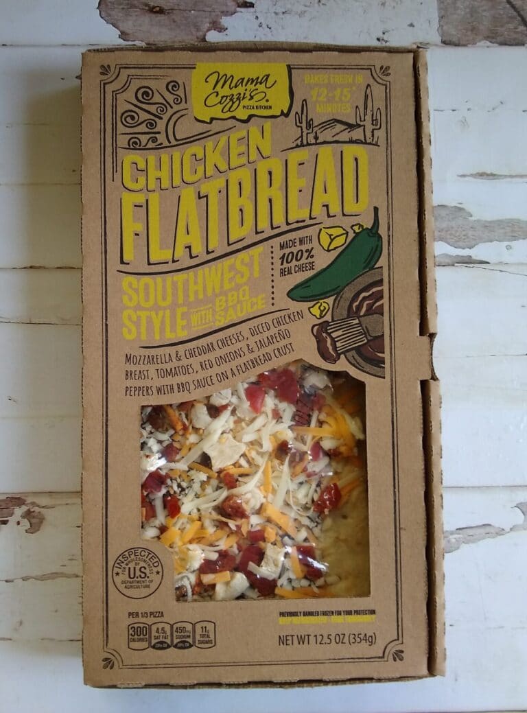 Mama Cozzi's Chicken Flatbread Southwest Style with BBQ Sauce