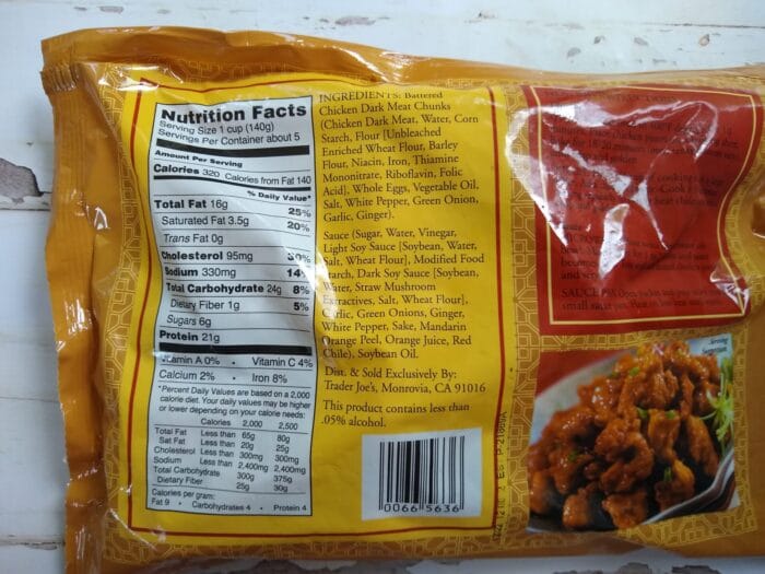 Trader Joe's Mandarin Orange Chicken