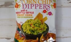 Trader Joe's Organic Elote Corn Chip Dippers with a Mexican-Style Street Corn Flavored Seasoning