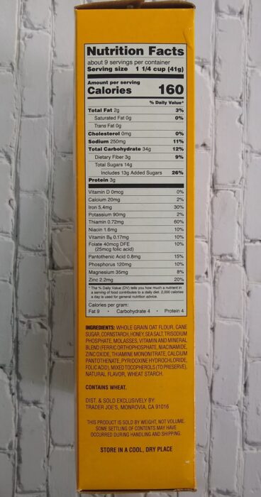 Trader Joe's Honey O's