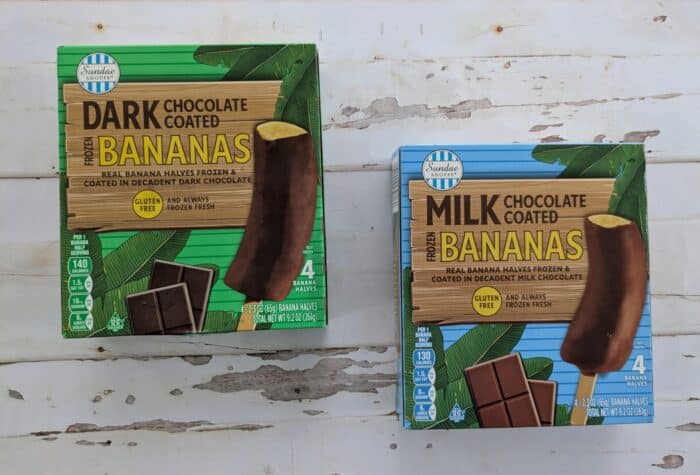 Sundae Shoppe Chocolate Coated Bananas