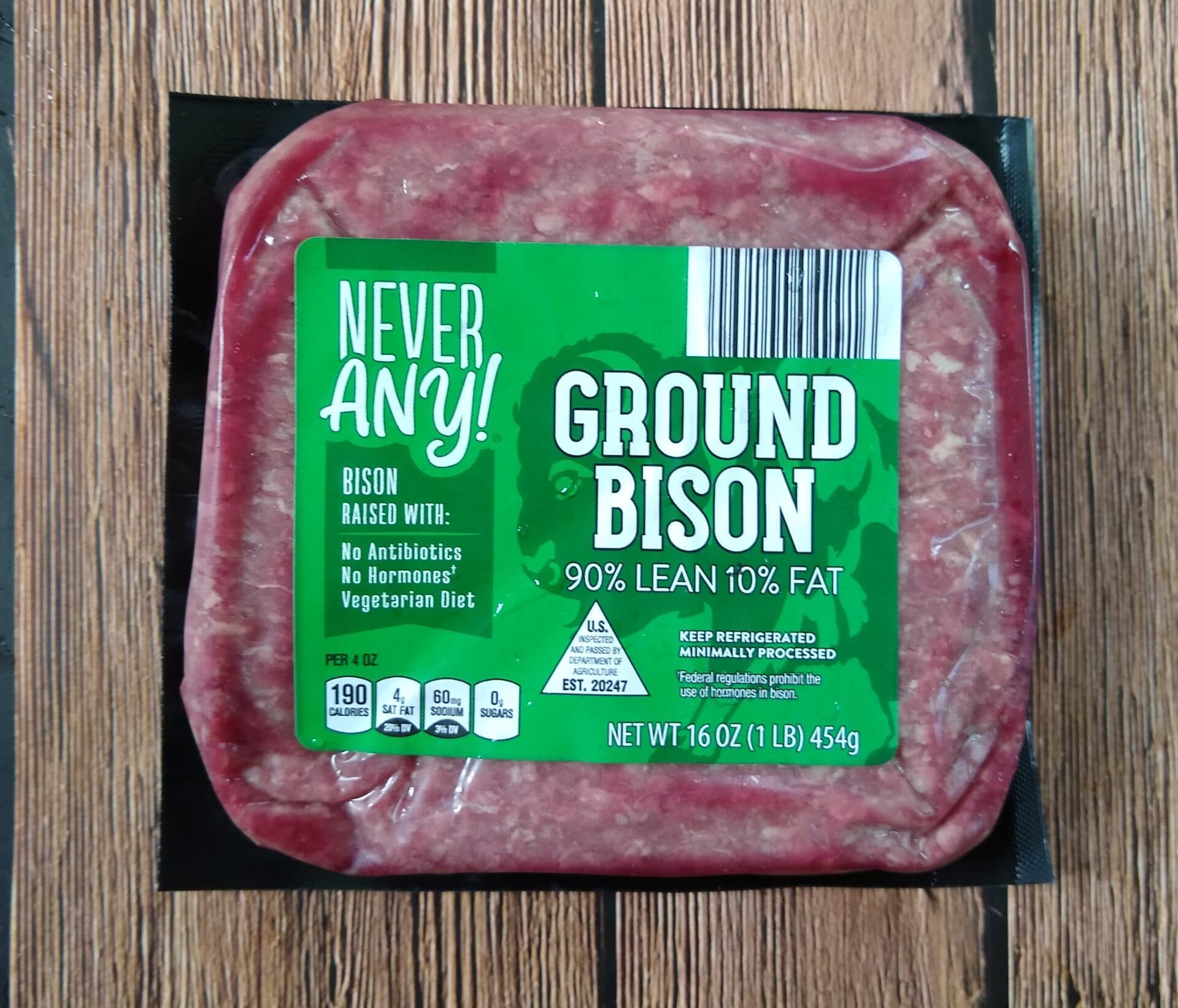 Never Any! Ground Bison | ALDI REVIEWER