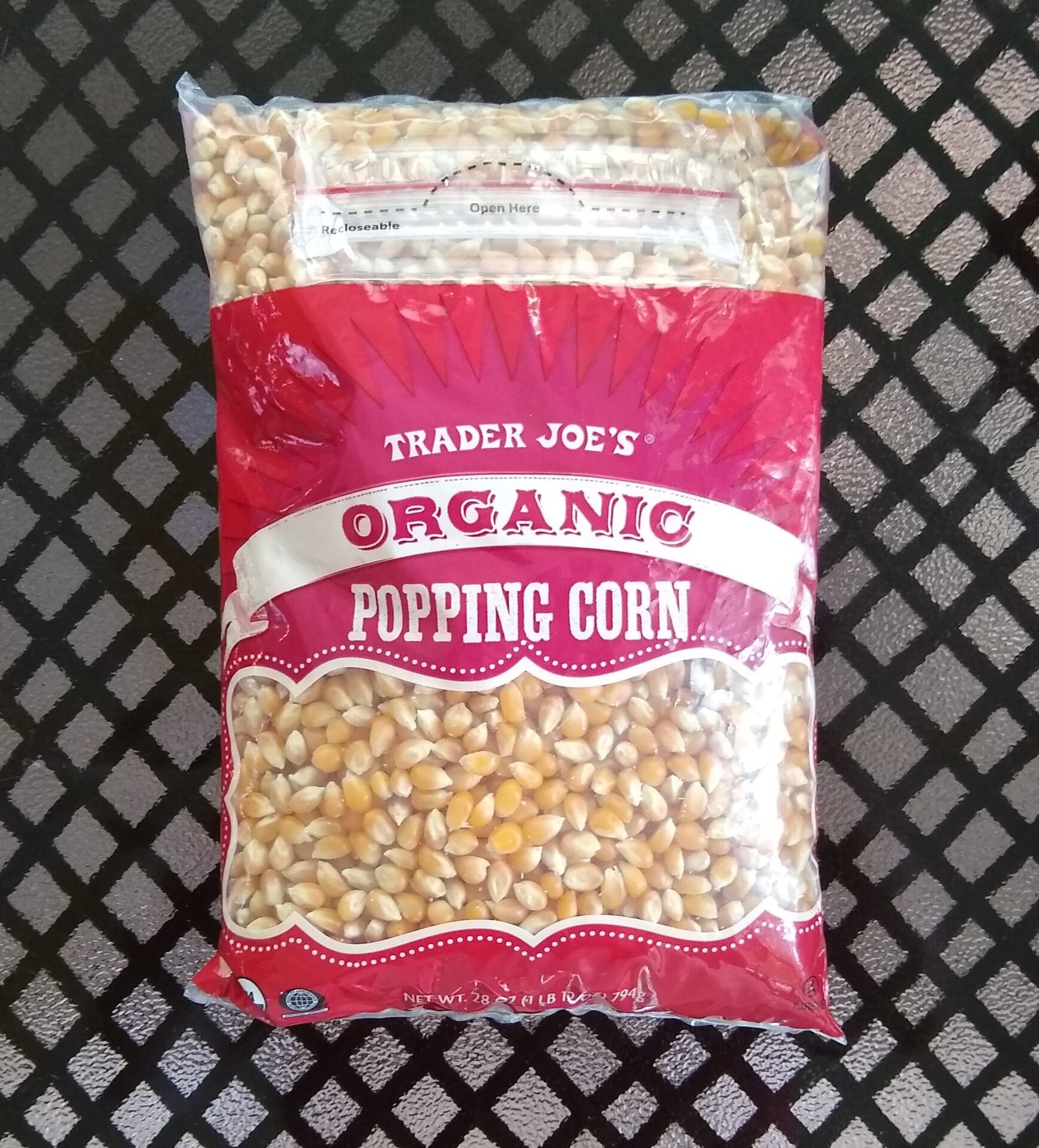 Trader Joe's Organic Popping Corn