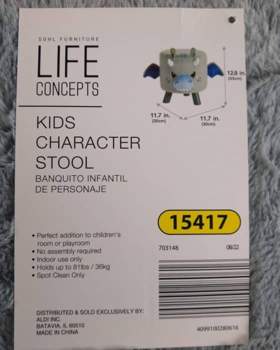 Sohl Furniture Life Concepts Kids Character Stool