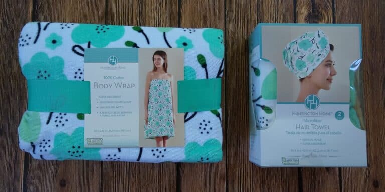 Huntington Home Body Wrap and Huntington Home Hair Towel 