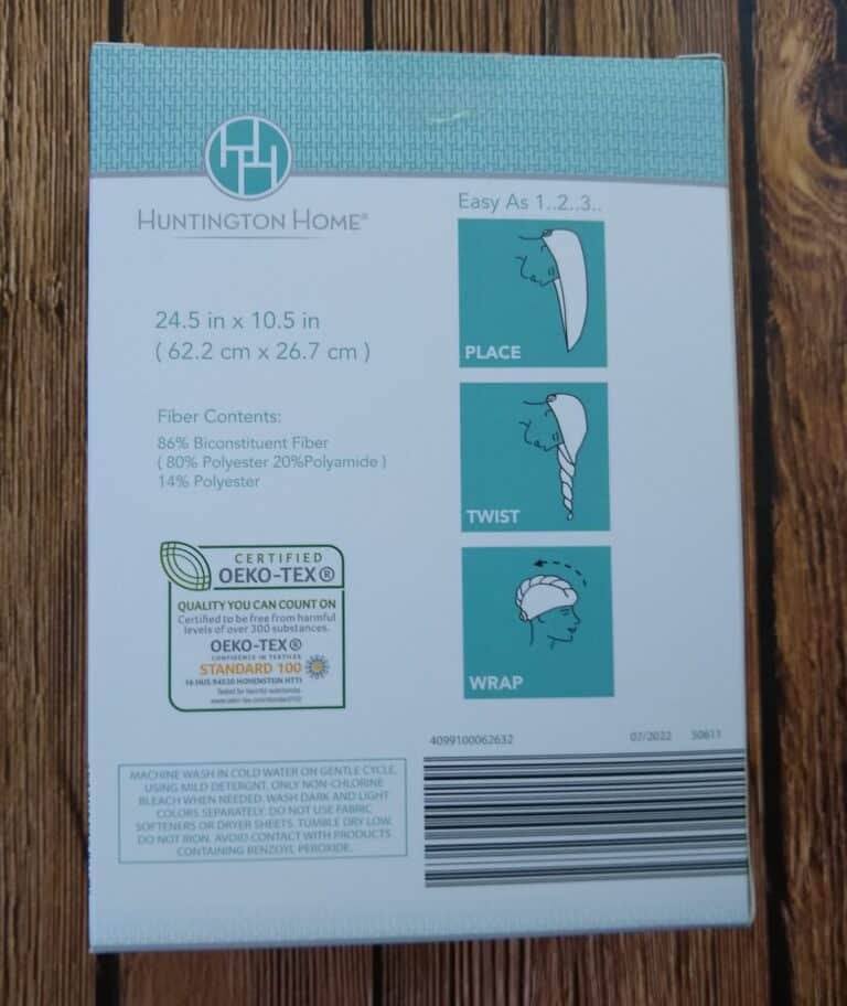 Huntington Home Body Wrap and Hair Towel | ALDI REVIEWER