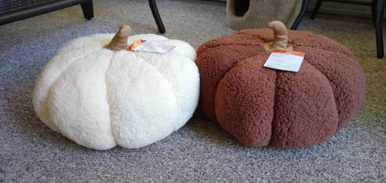 Huntington Home Sherpa Pumpkin Pillow