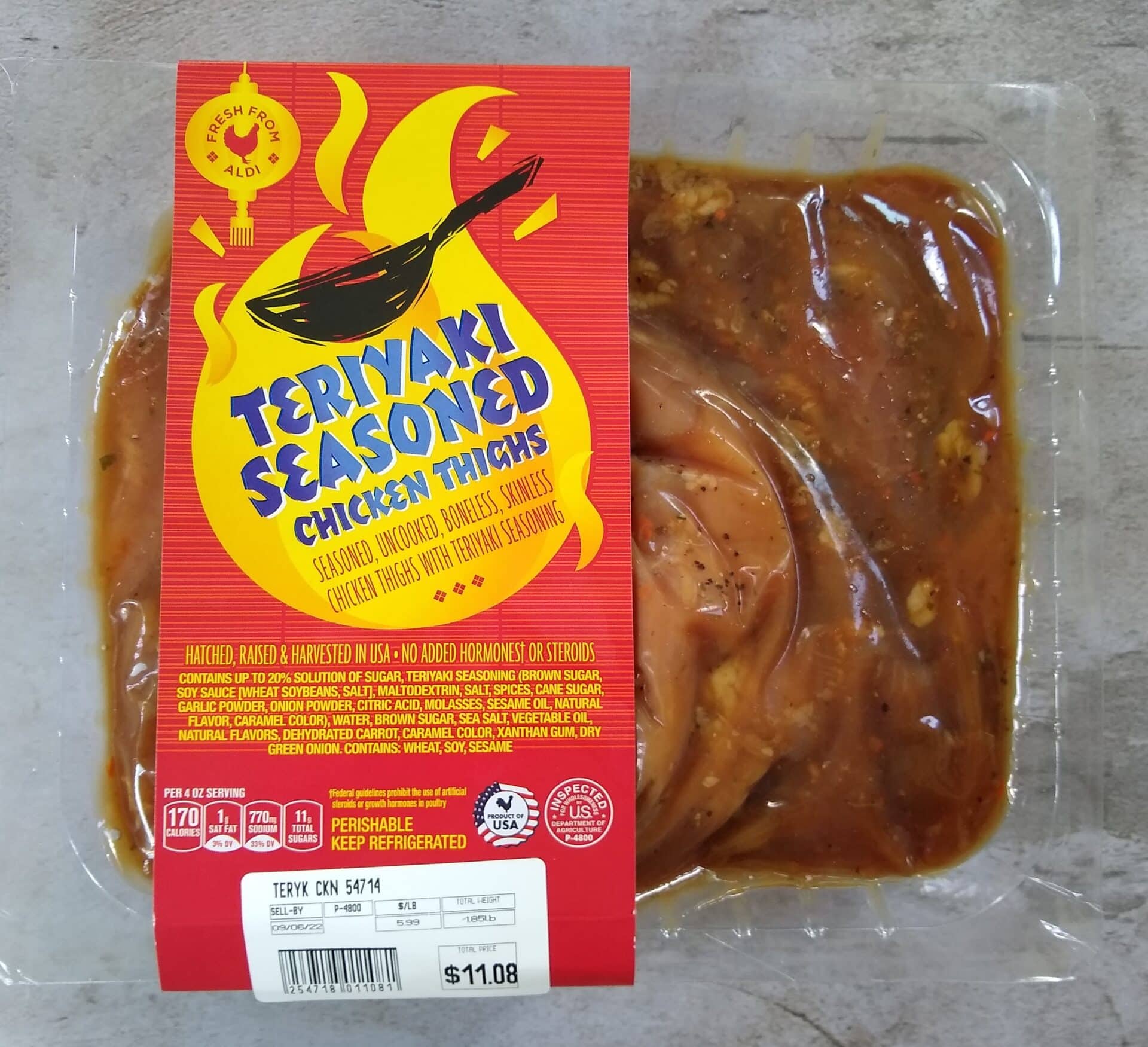 Teriyaki Seasoned Chicken Thighs
