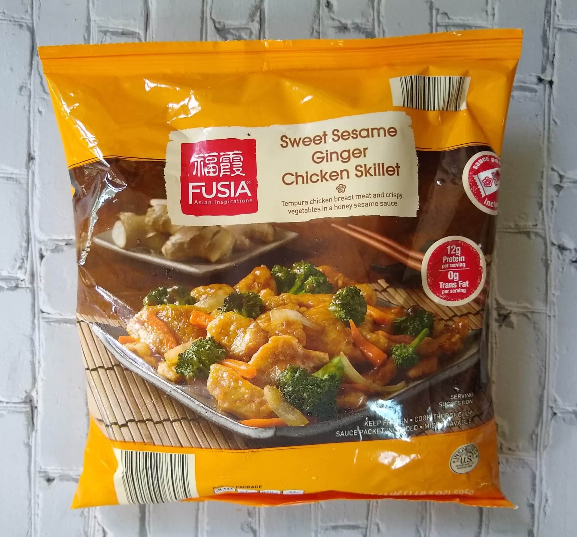 Fusia Asian Inspirations Sweet Sesame Ginger Chicken Skillet