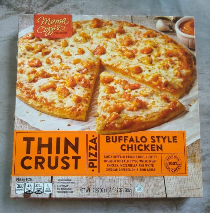 Mama Cozzi's Thin Crust Buffalo Style Chicken Pizza