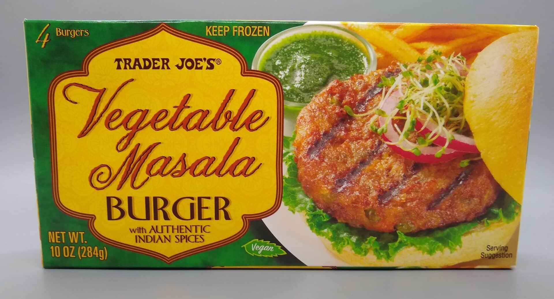 Trader Joe's Vegetable Masala Burgers