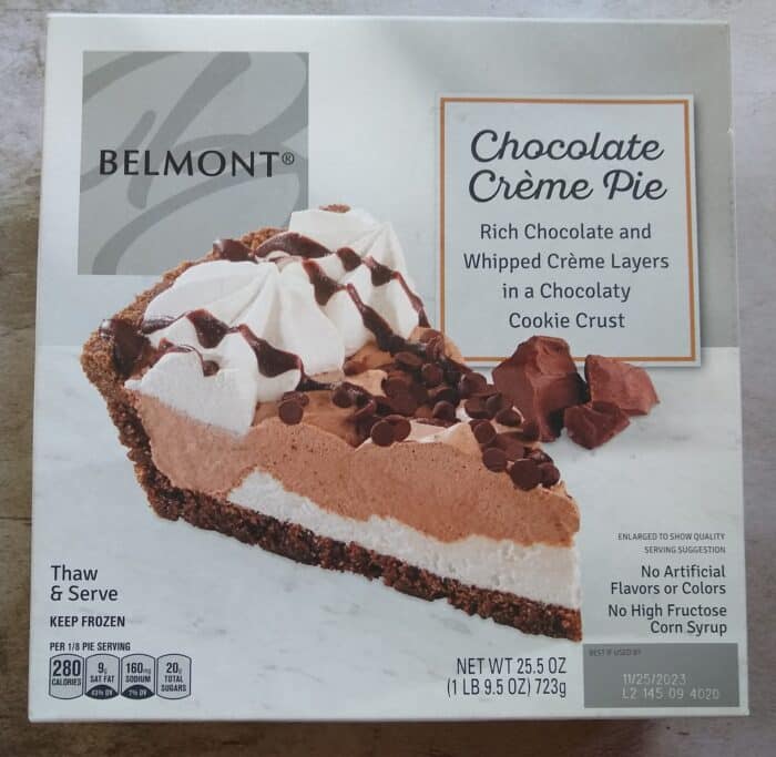 Belmont Chocolate Creme Pie